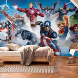 Wall Murals: Avengers on the Attack 2