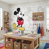 Wall Murals: Mickey Mouse Evolution 12