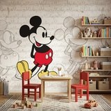 Wall Murals: Mickey Mouse Evolution 4