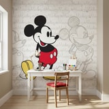 Wall Murals: Mickey Mouse Evolution 5