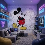 Wall Murals: Mickey Mouse Evolution 9