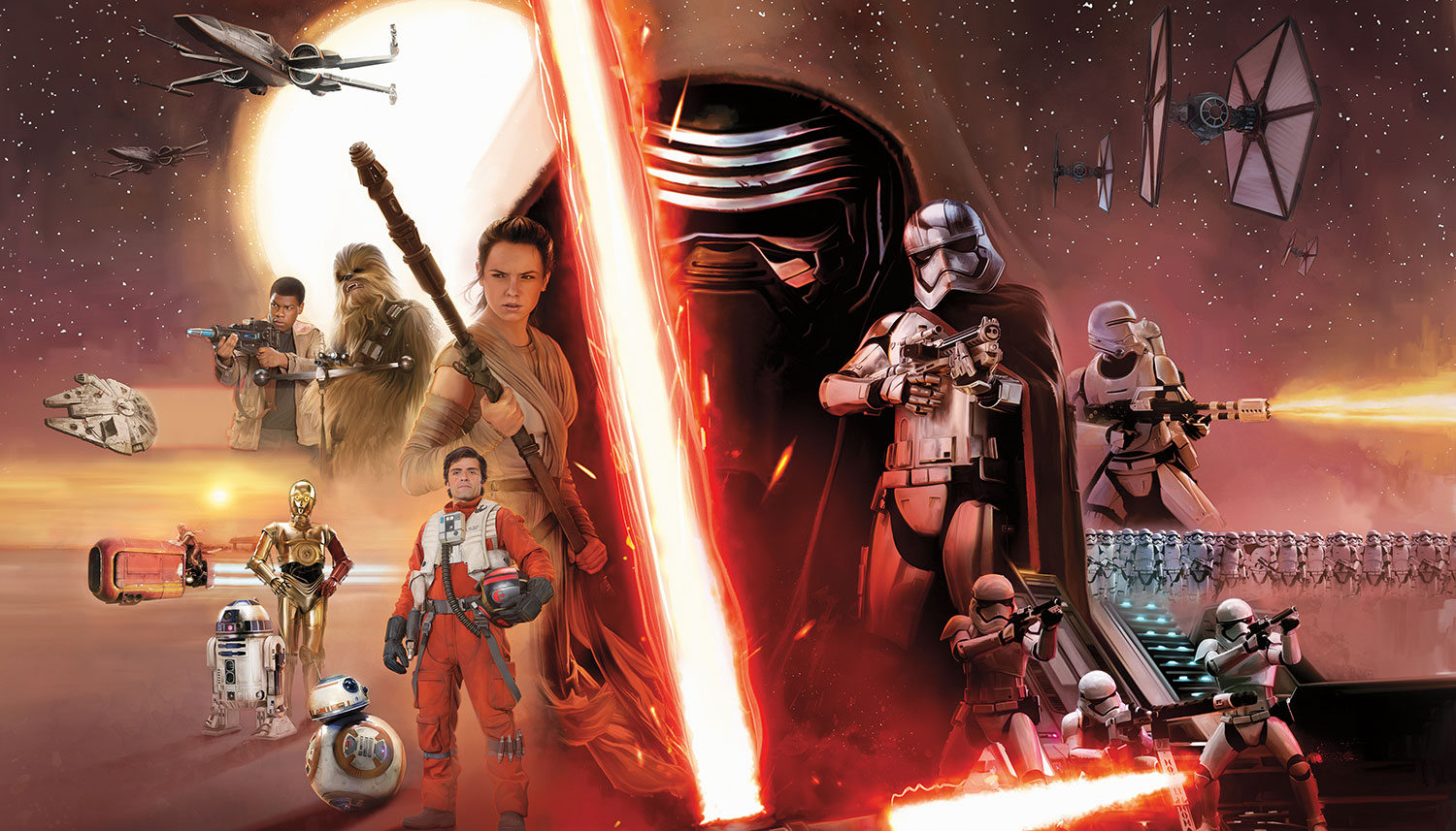 Wall Murals: Star Wars The Force Awakens