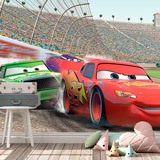Wall Murals: Lightning McQueen at the Piston Cup 2