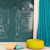 Wall Murals: Plans of R2 D2 2