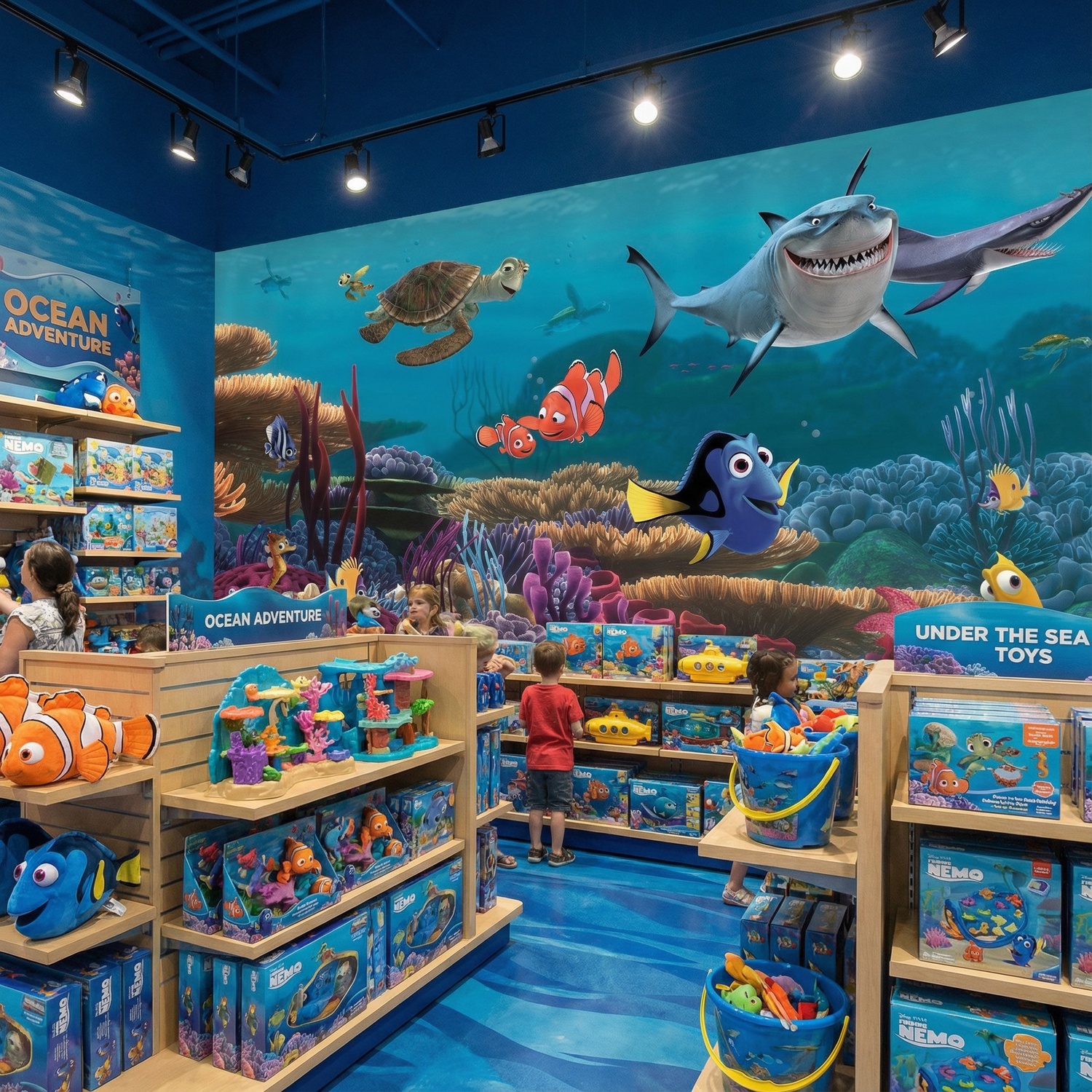 Wall Murals: Nemo Characters