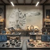 Wall Murals: Millennium Falcon Blueprints 11