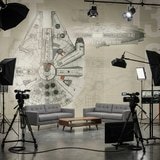 Wall Murals: Millennium Falcon Blueprints 15