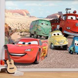 Wall Murals: Lightning McQueen and Friends at Radiator Springs 2