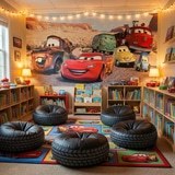 Wall Murals: Lightning McQueen and Friends at Radiator Springs 11