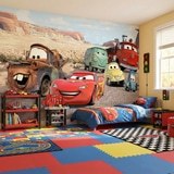Wall Murals: Lightning McQueen and Friends at Radiator Springs 3