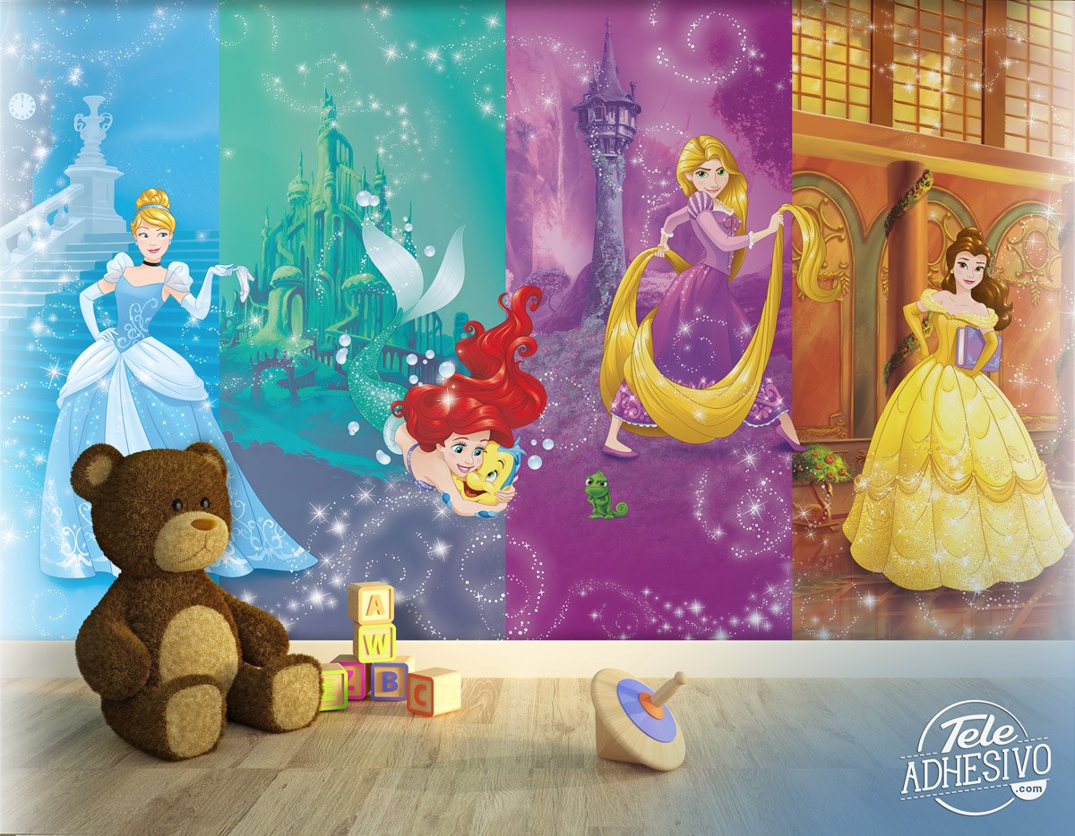 Wall Murals: 4 Disney Princesses