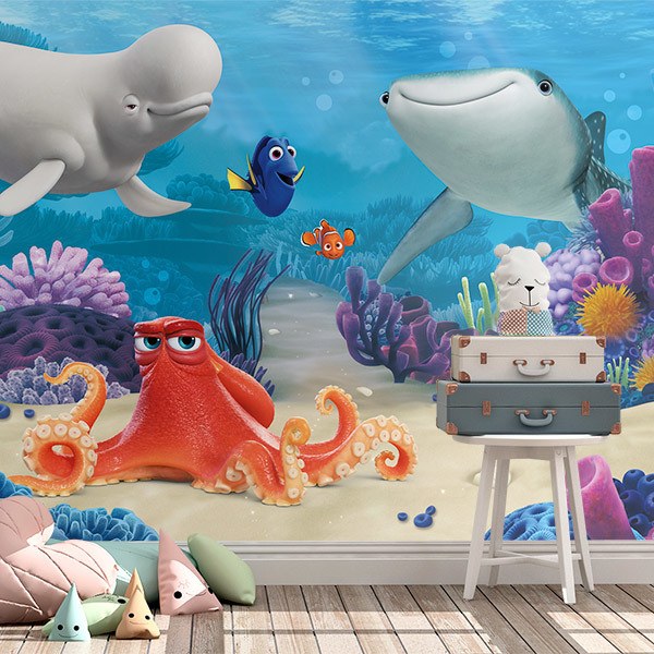 Wall Murals: Nemo and Friends at the Bottom of the Sea 
