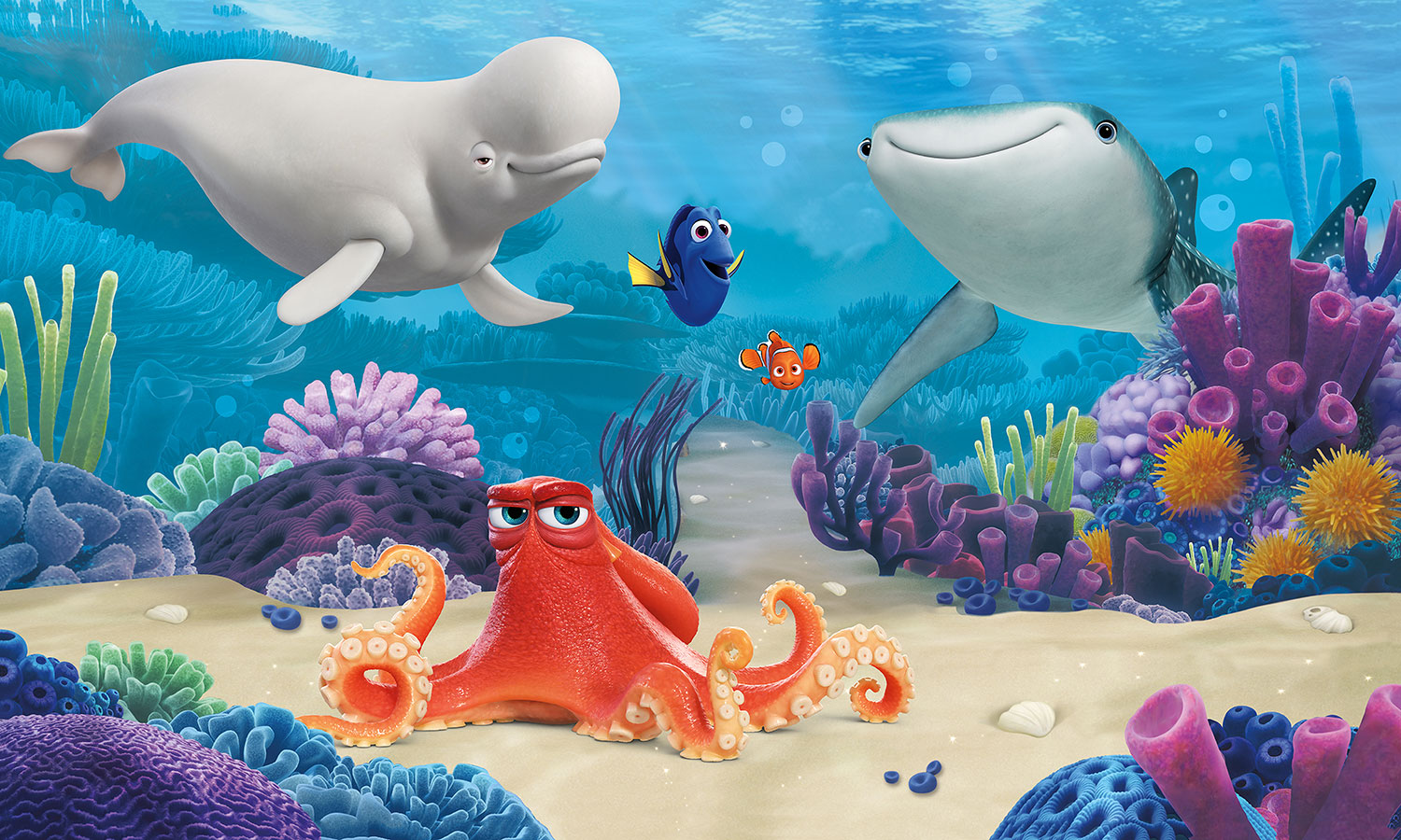 Wall Murals: Nemo and Friends at the Bottom of the Sea 