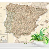 Wall Murals: World Map Spain and Portugal II 2