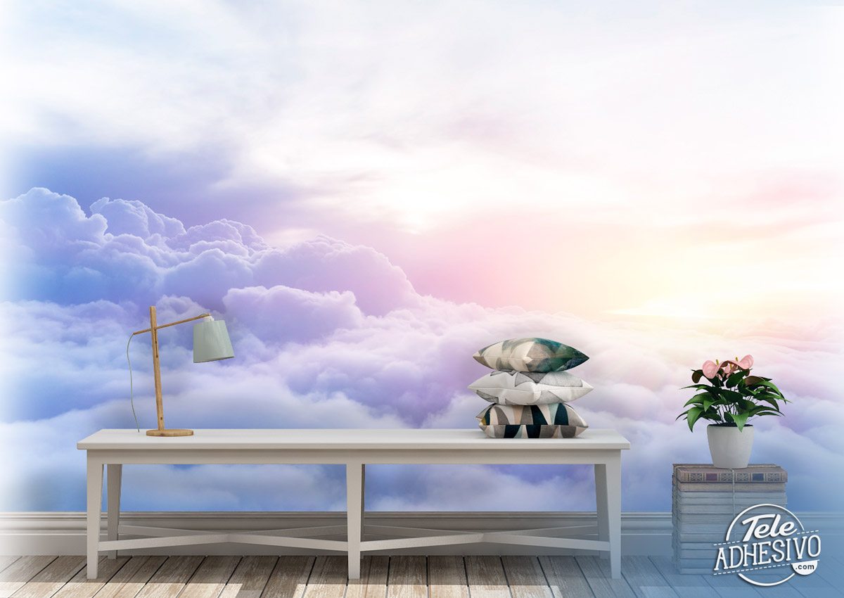 Wall Murals: Sunset from the Sky