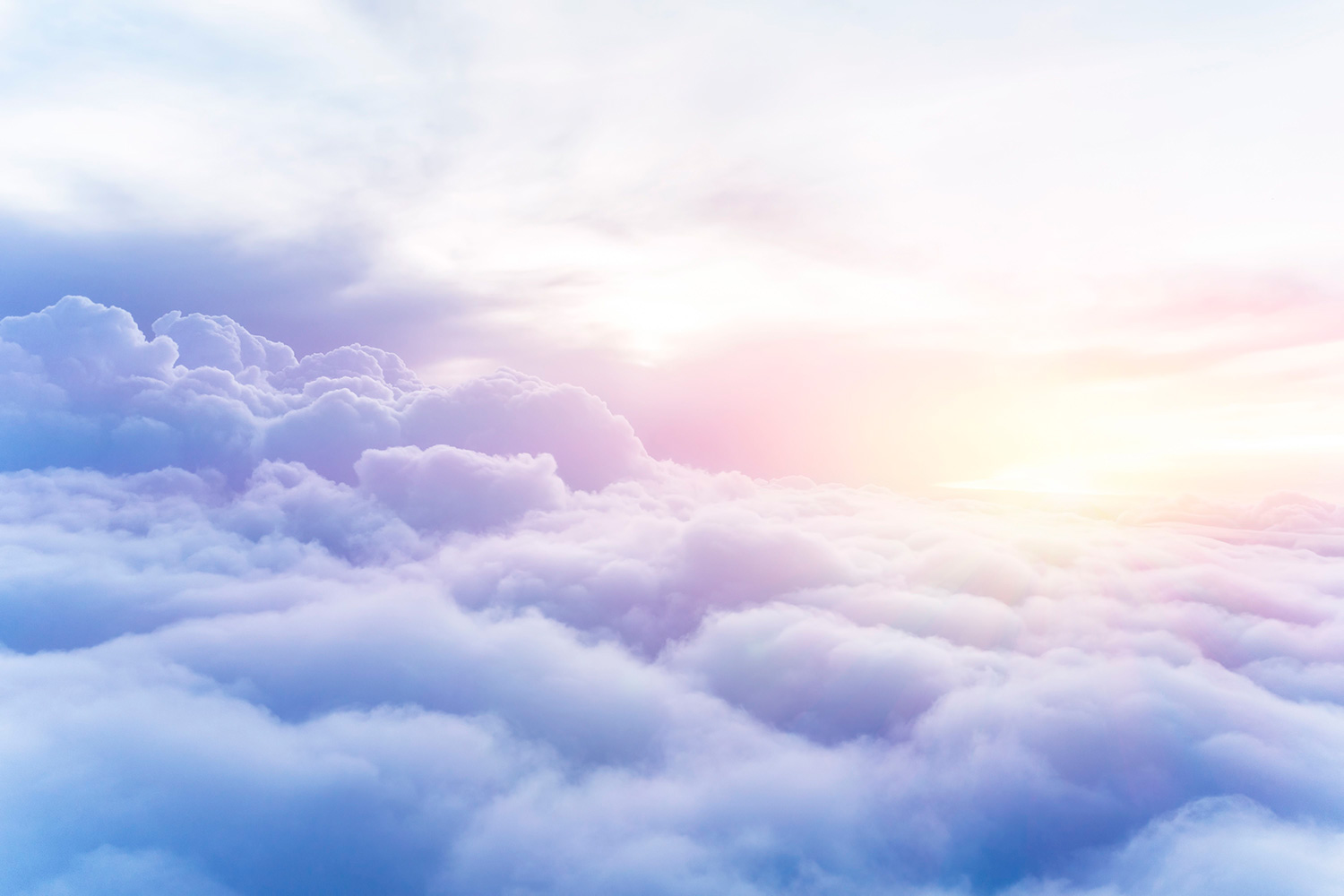 Wall Murals: Sunset from the Sky