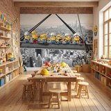 Wall Murals: Minions on the Beam 3