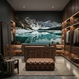 Wall Murals: Lagoon between Mountains 12