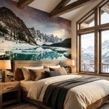 Wall Murals: Lagoon between Mountains 3