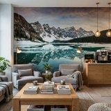 Wall Murals: Lagoon between Mountains 4
