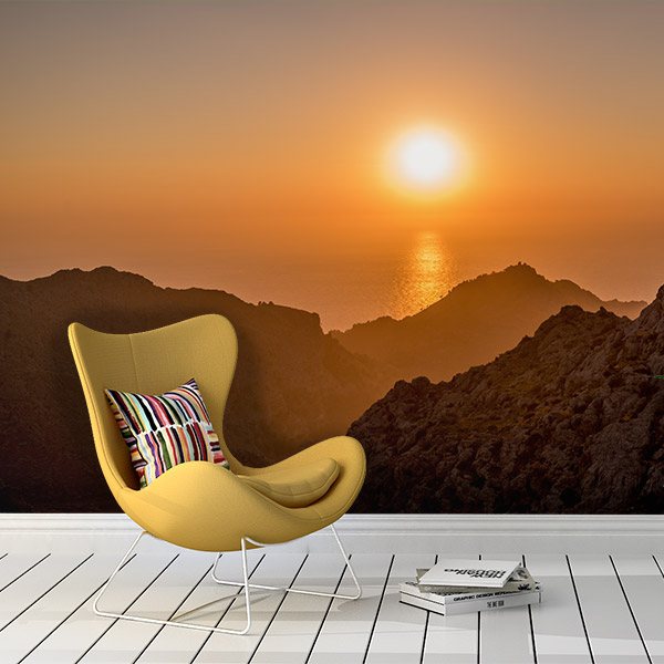 Wall Murals: Sunset with Views