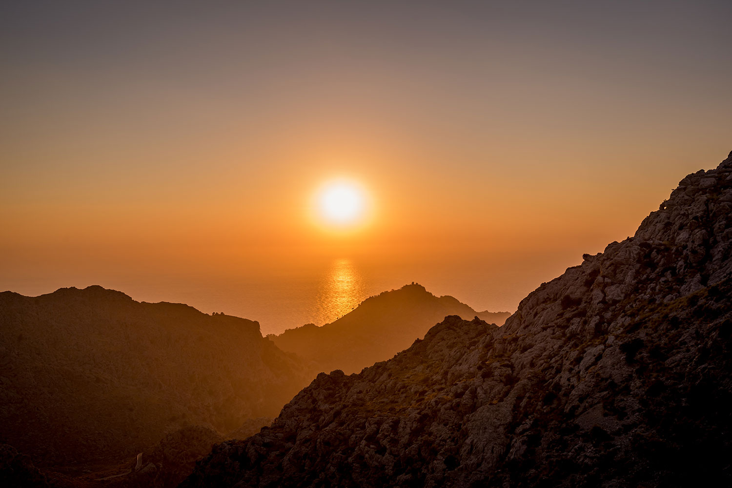 Wall Murals: Sunset with Views