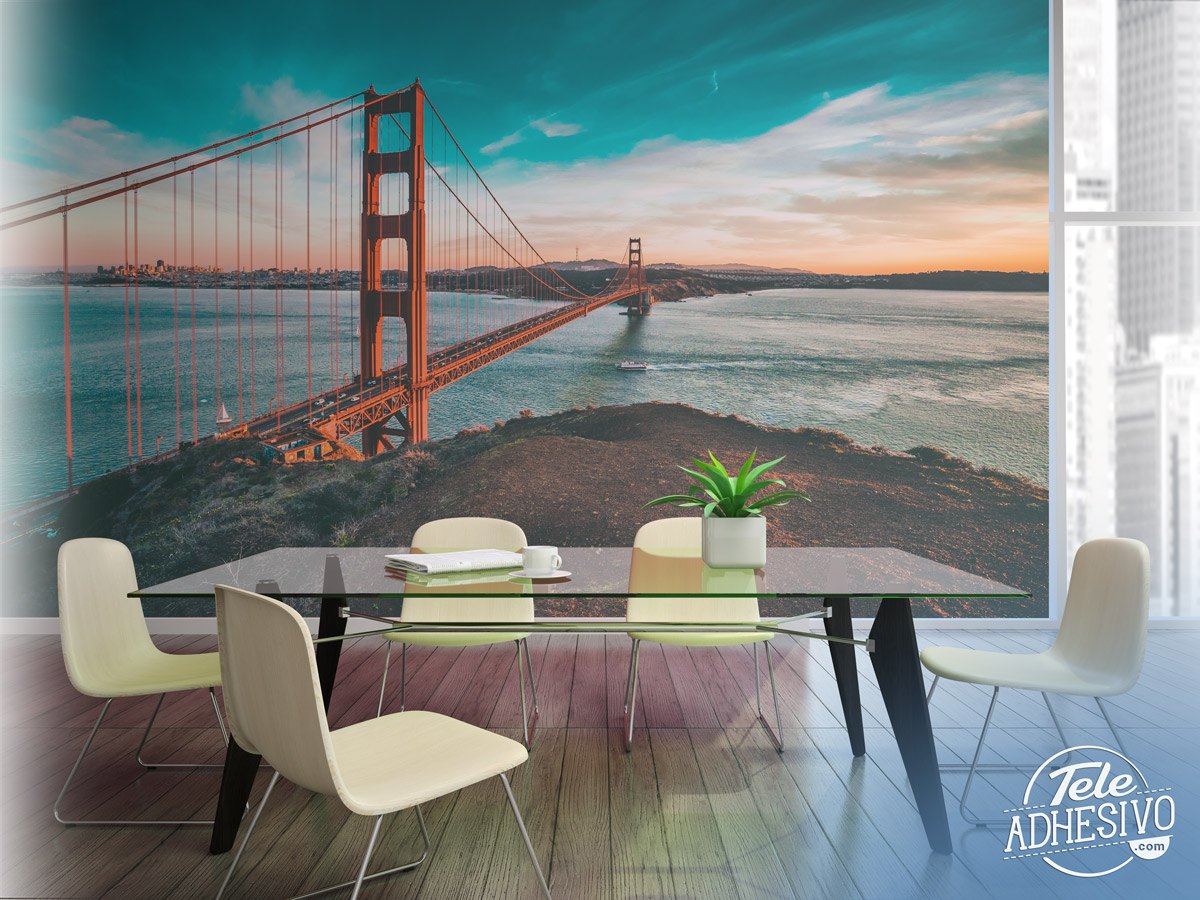 Wall Murals: Golden Gate Bridge