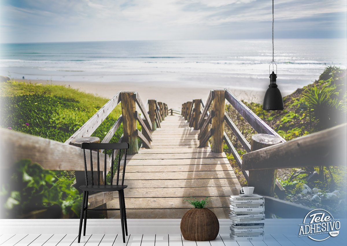 Wall Murals: Walkway to the beach