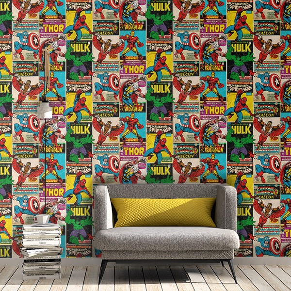 Wall Murals: Avengers Collage Comics