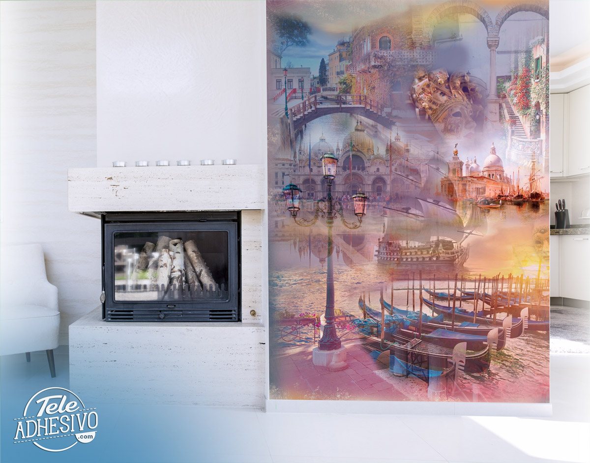Wall Murals: Collage Venice