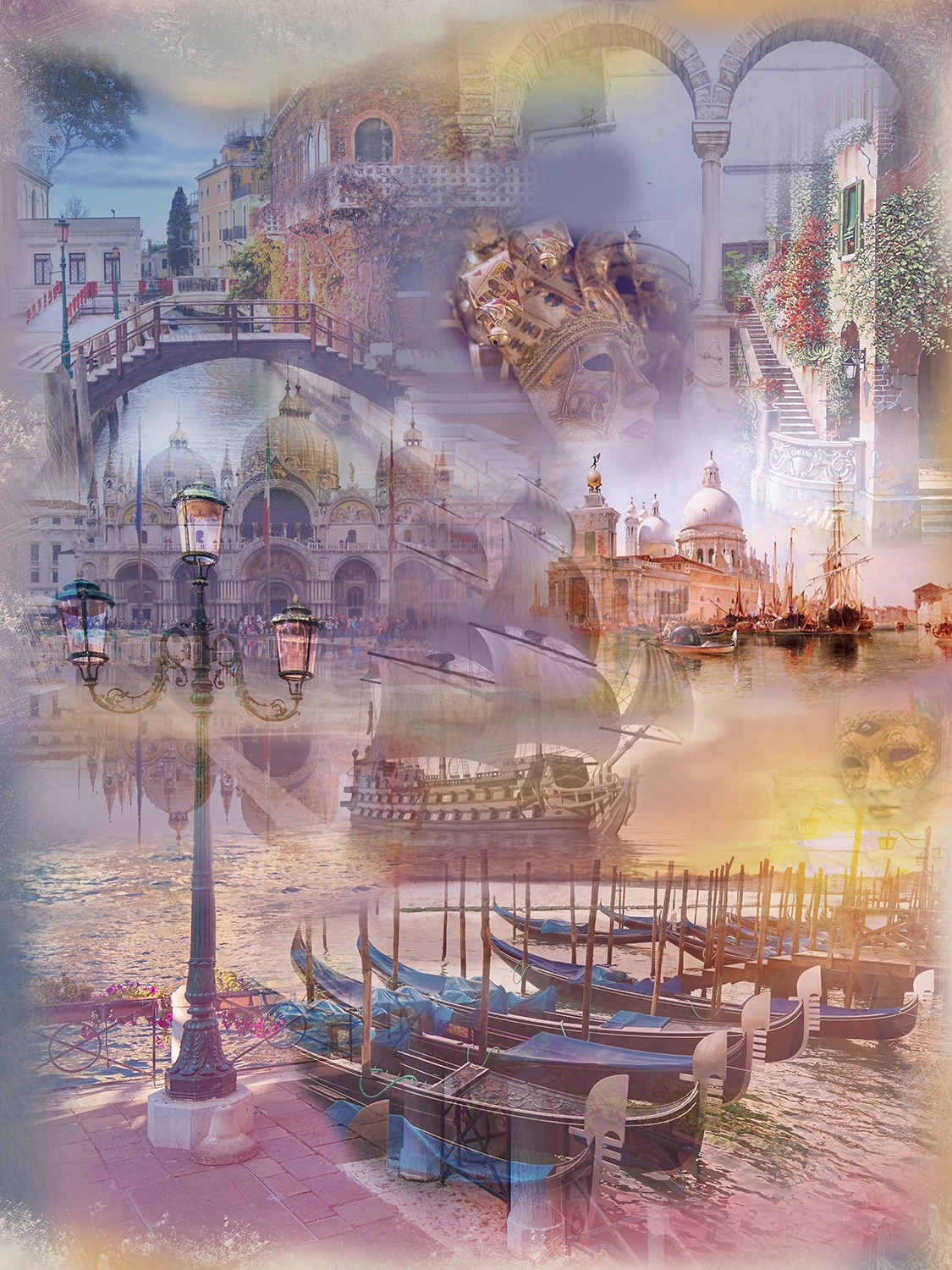 Wall Murals: Collage Venice