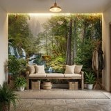 Wall Murals: Forest and Waterfall 11