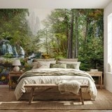 Wall Murals: Forest and Waterfall 6
