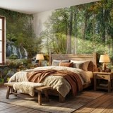 Wall Murals: Forest and Waterfall 10