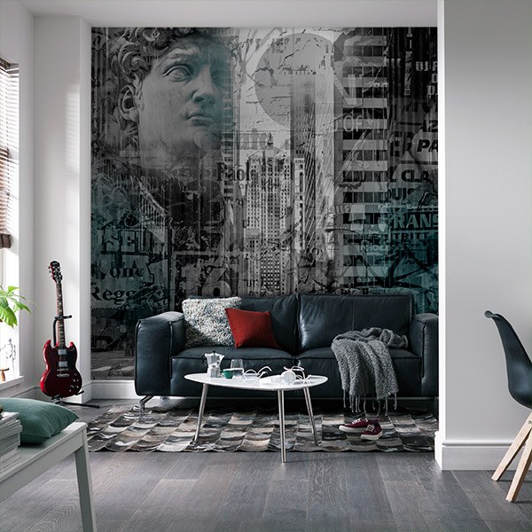 Wall Murals: City Collage