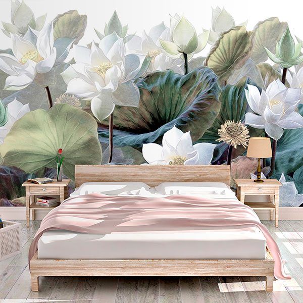 Wall Murals: White Gardenias