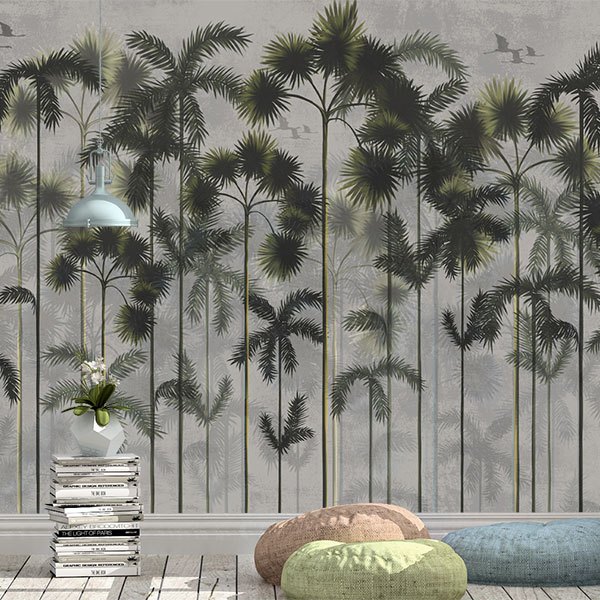Wall Murals: Washingtonia Robustas Palms