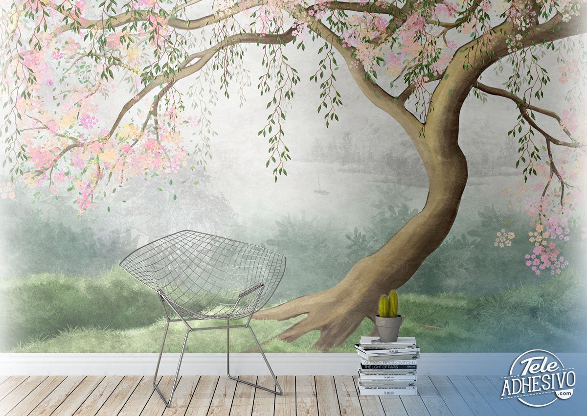 Wall Murals: Painted Tree