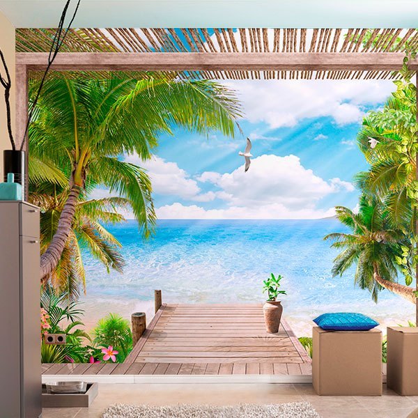 Wall Murals: Seaside Porch