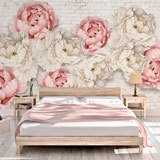 Wall Murals: Peony Flower Wall 2