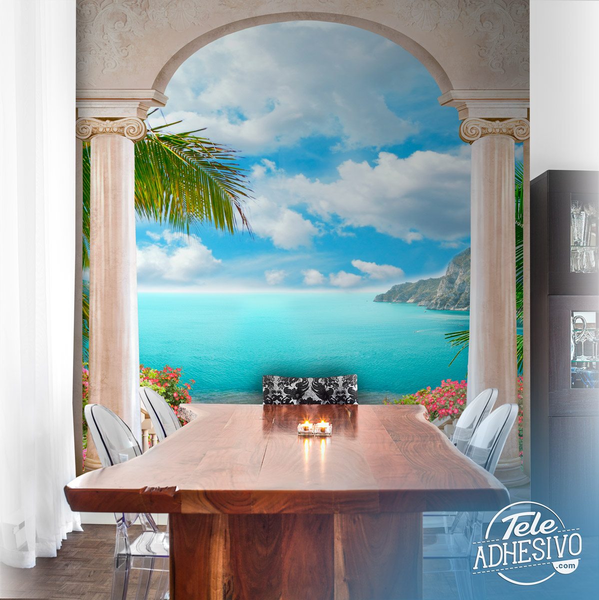 Wall Murals: Porch on the Beach