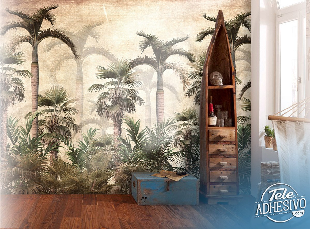 Wall Murals: Vegetation and Palm Trees