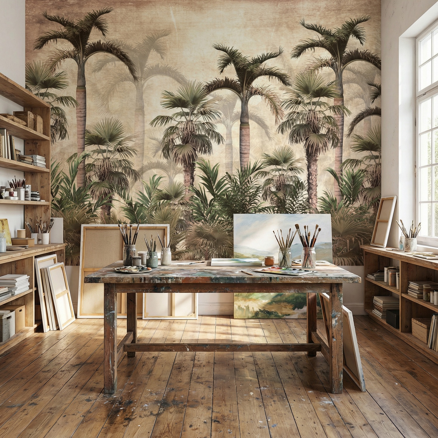 Wall Murals: Vegetation and Palm Trees
