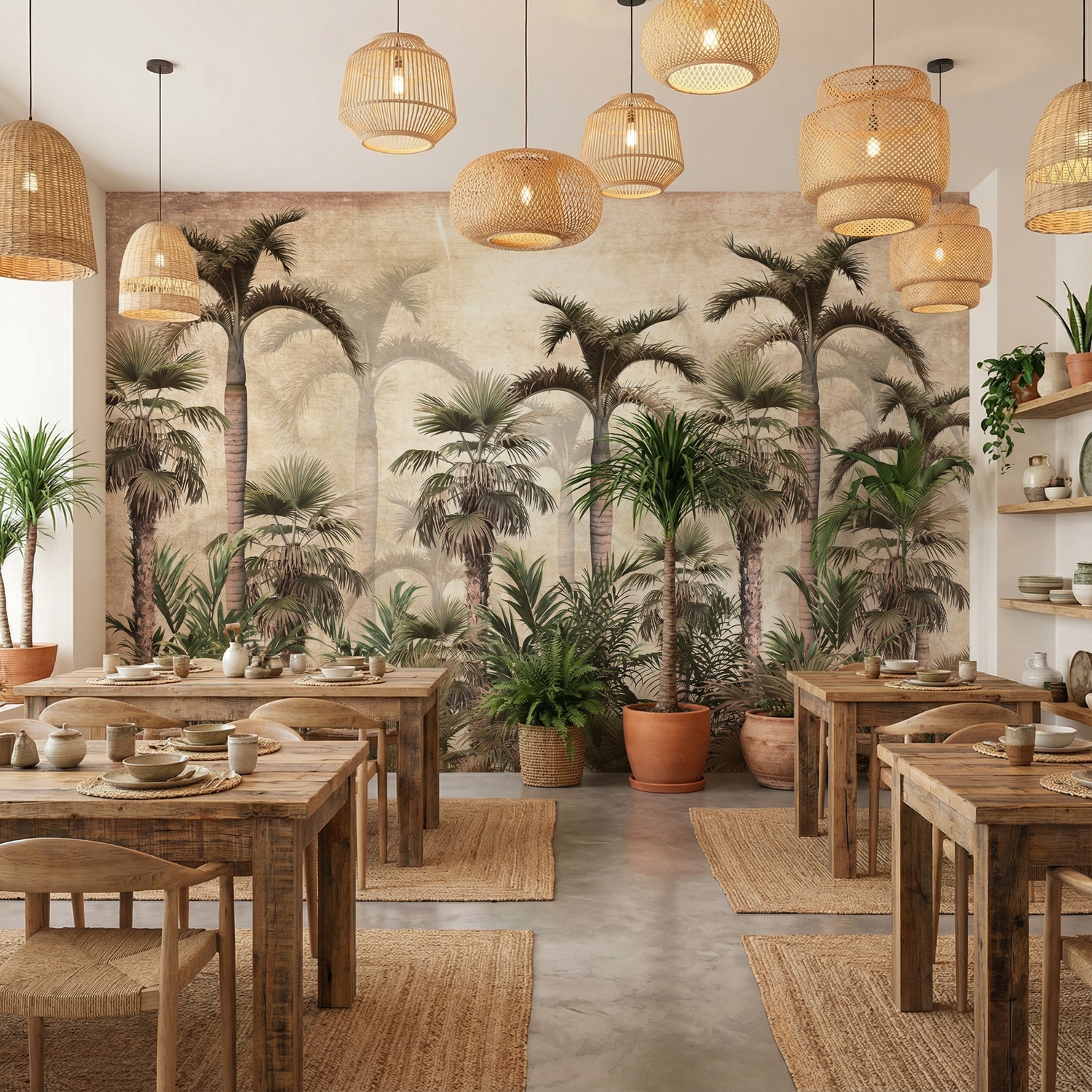 Wall Murals: Vegetation and Palm Trees