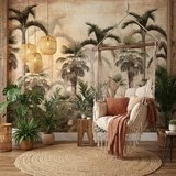 Wall Murals: Vegetation and Palm Trees 17