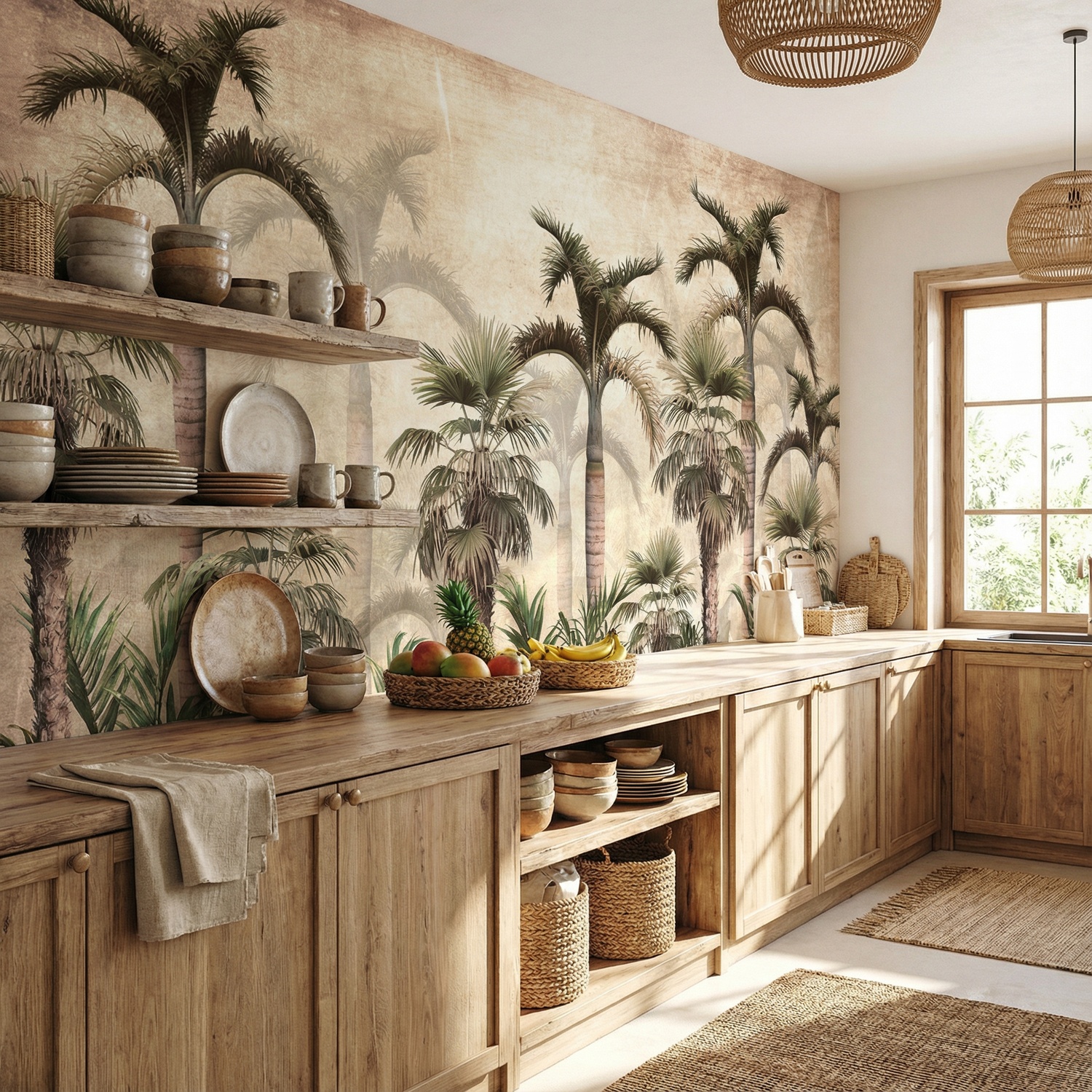 Wall Murals: Vegetation and Palm Trees