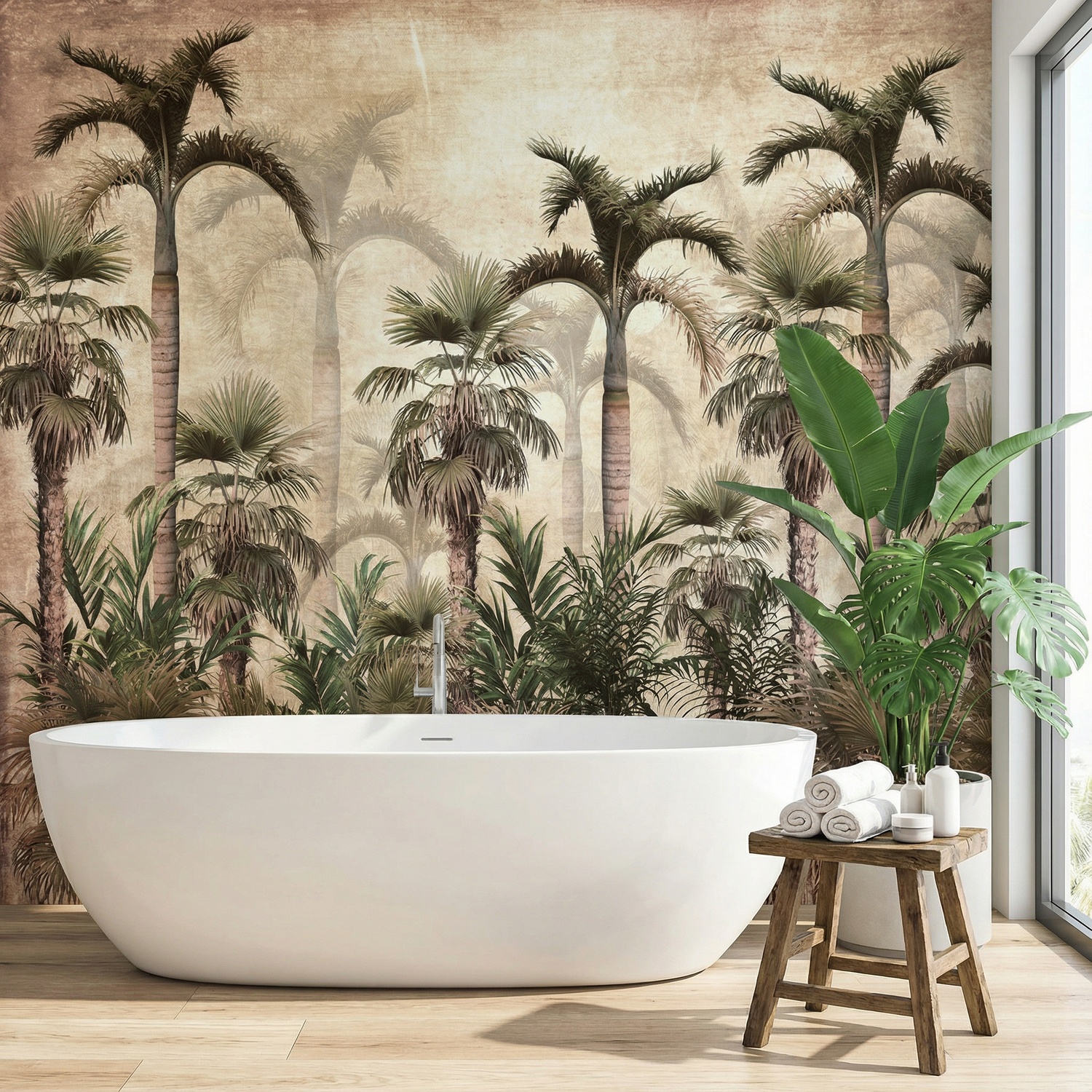Wall Murals: Vegetation and Palm Trees