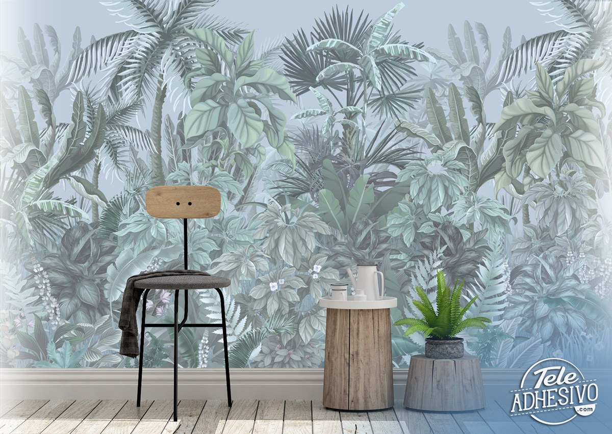 Wall Murals: Jungle Vegetation