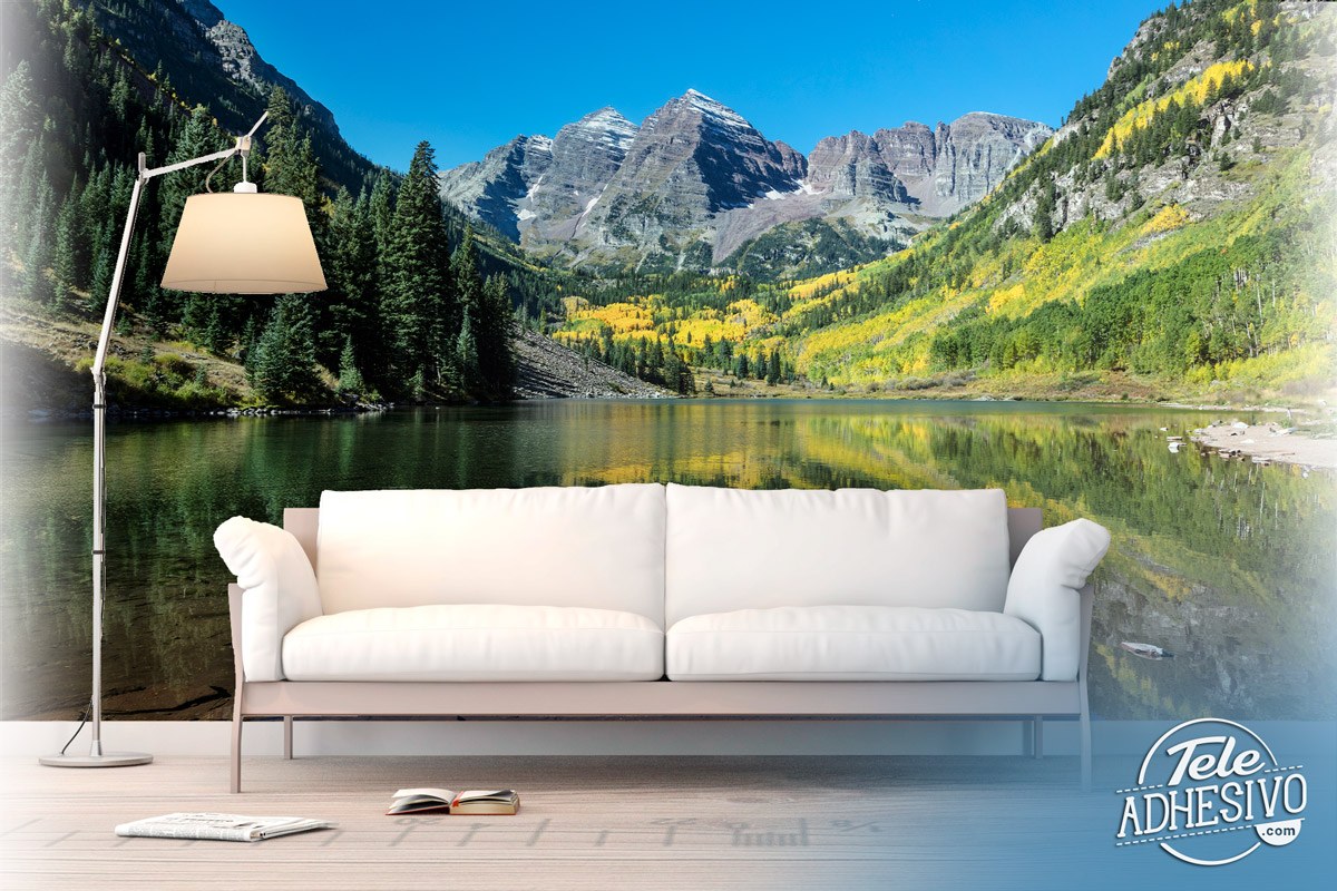 Wall Murals: Maroon Lake in Summer