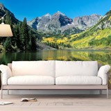 Wall Murals: Maroon Lake in Summer 2